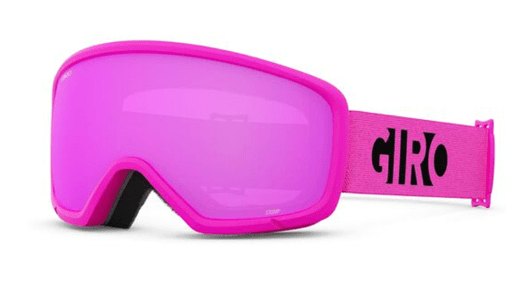 Giro Stomp Goggle - Pink Black Blocks with Amber Pink lens