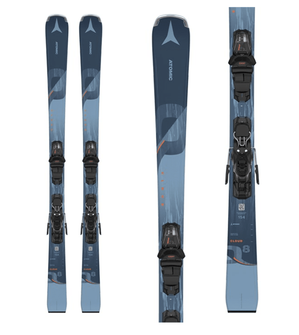 Atomic Womens Cloud Q8 Skis with M 10 GW Bindings '24 - 140cm