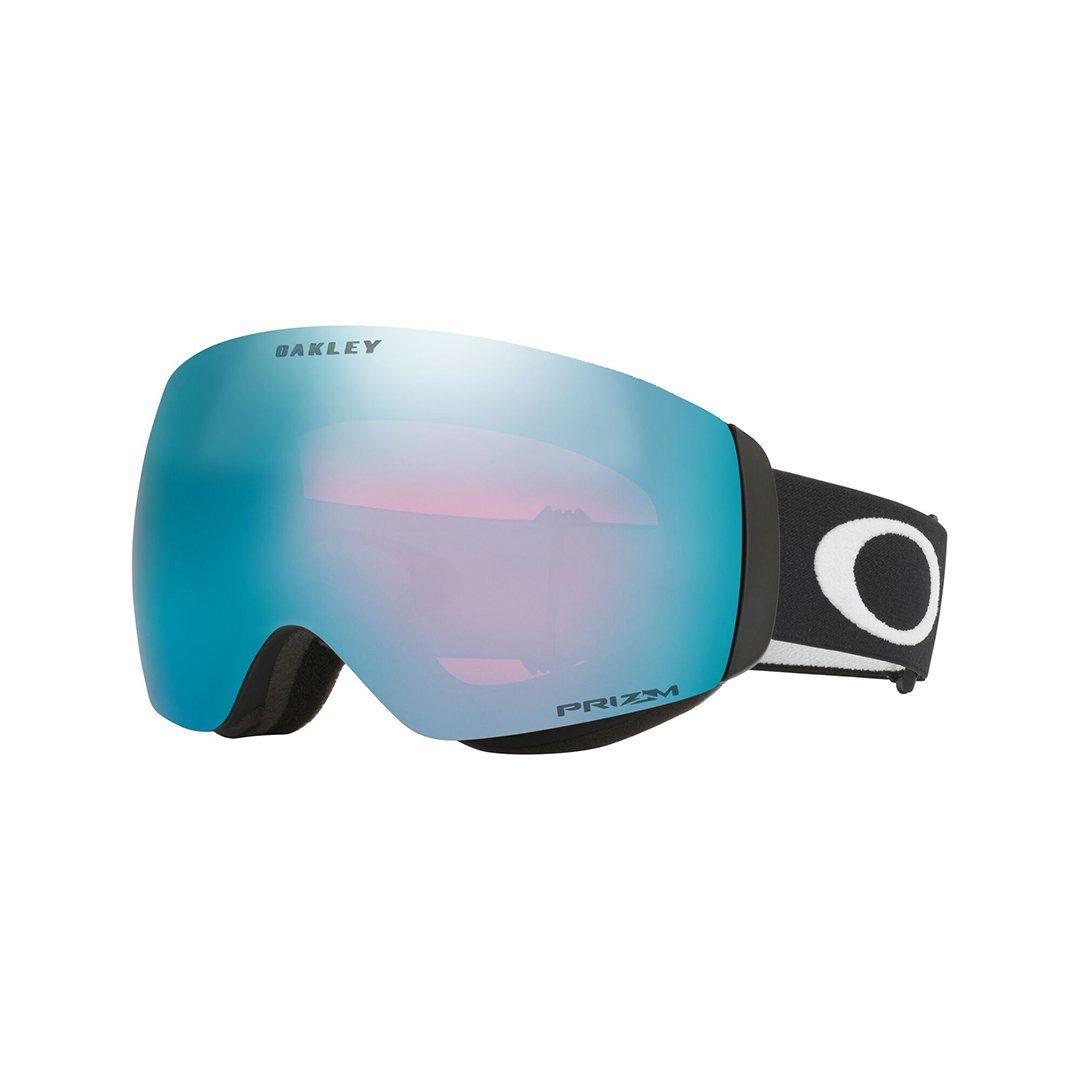 Oakley Flight Deck M Goggle Matte Black with Prizm Snow u0026 Sapphire Iri |  Ski Barn