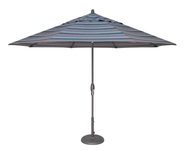 Treasure Garden 11' Aluminum  Auto Tilt Market Umbrella