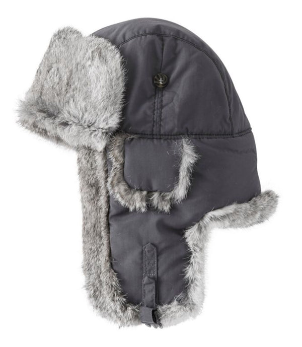 Mad Bomber Grey Supplex Bomber with Grey Fur