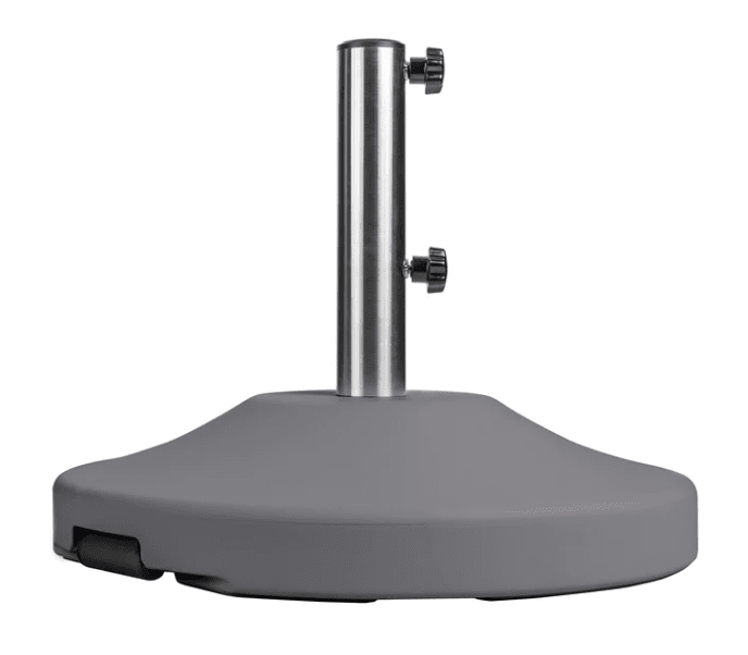 80 lb Cement Filled Umbrella Base with Wheel