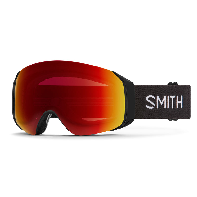 Smith 4D Mag Goggle Black with ChromaPop Everyday Red Mirror Lens