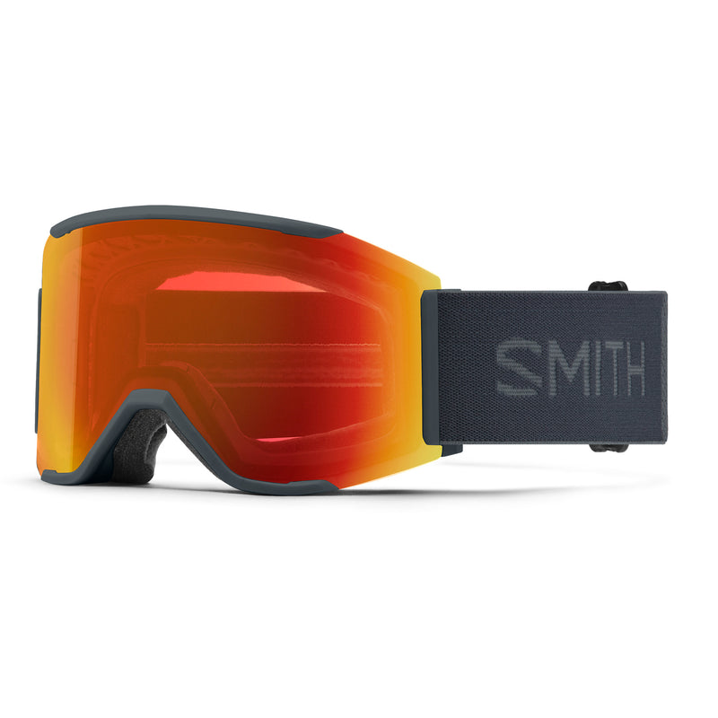 Smith Squad Mag Goggle Slate with ChromaPop Everyday Red Mirror Lens