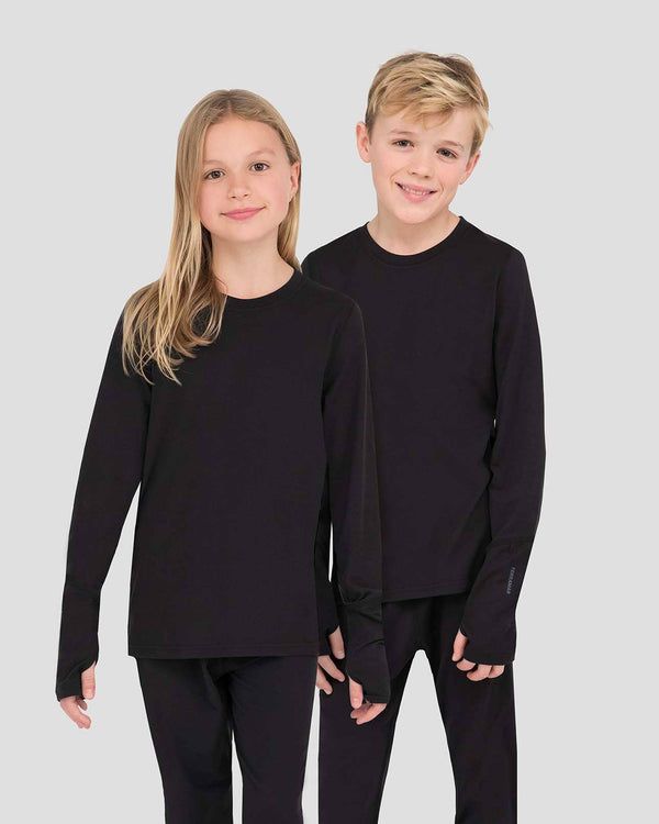 Terramar Kids' Thermolator Midweight Baselayer Crew