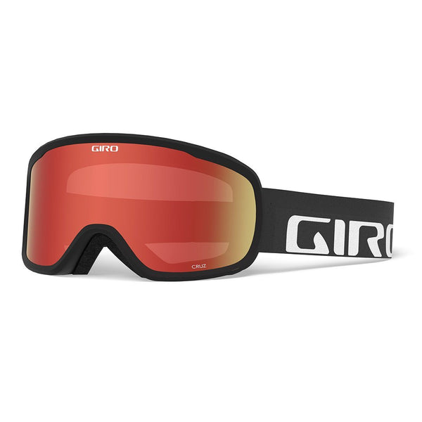 Giro Cruz Goggle - Black Wordmark with Amber Scarlet Lens