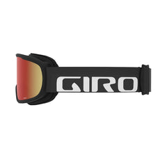 Giro Cruz Goggle - Black Wordmark Strap With Amber Scarlet Lens