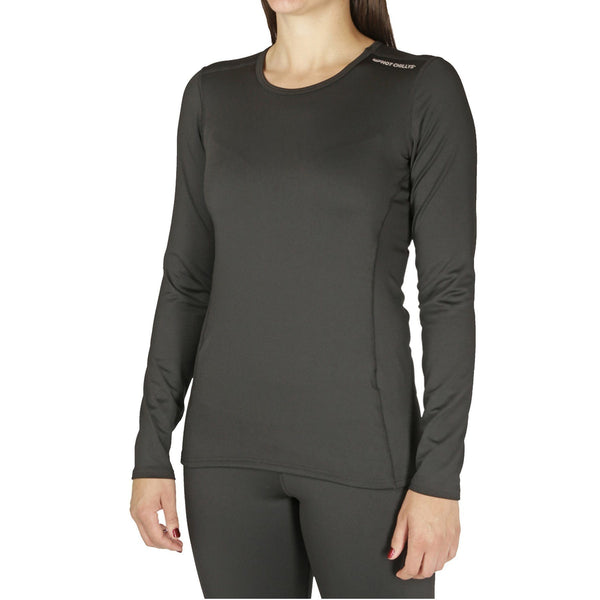 Hot Chillys Women's Micro-Elite Chamois Crewneck